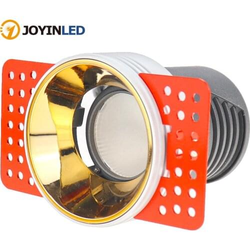 7W 10W 12W 15W Beam Angle Adjustable LED Recessed Wall Washer Trimless Frameless Downlight Spotlight