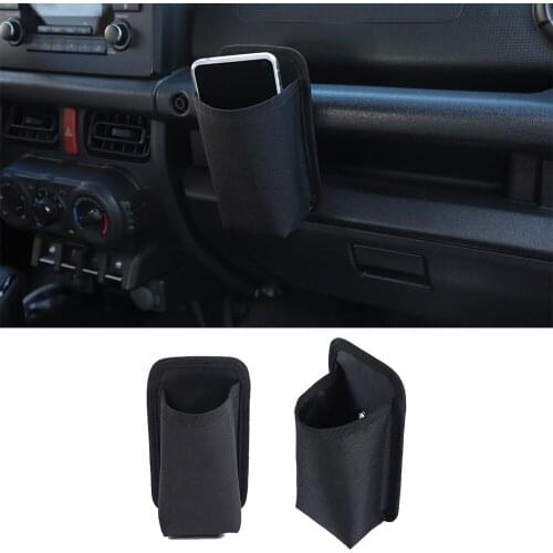 Stowing Tidying Black Co-pilot Handle Hanging Storage Bag For Suzuki Jimny 2019 2020 2021 Car Accessories Interior