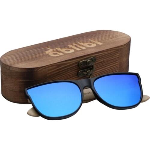 Bamboo Sunglasses Men Polarized Women Blue Sunglasses Male UV400 Sun Glasses Driver Goggles Wooden Eyewear Shades