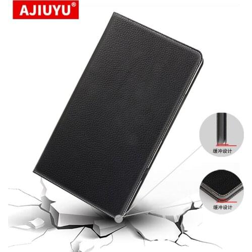 Case Cowhide For Huawei MediaPad M6 8.4 Turbo VRD-W10 AL10 Protective Cover Genuine Leather for Huawei M6 Turbor 8.4"Tablet Case
