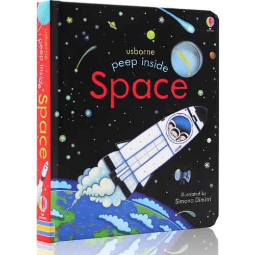Peep Inside space English Educational Flap Picture Books Baby For Baby kids reading book