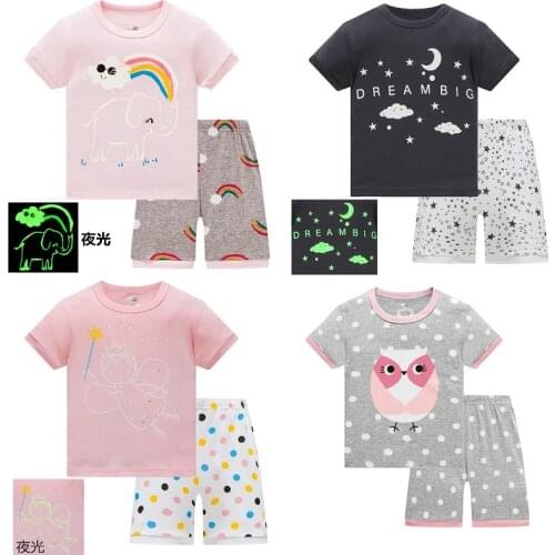 Kids pajamas children sleepwear baby pajamas sets boys girls animal pyjamas pijamas cotton nightwear clothes kids clothing