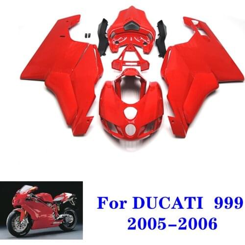 For Ducati 999, 749R 2005-2006 Motorcycle Body ABS injection Fairing Kit red, white and black color can be customized