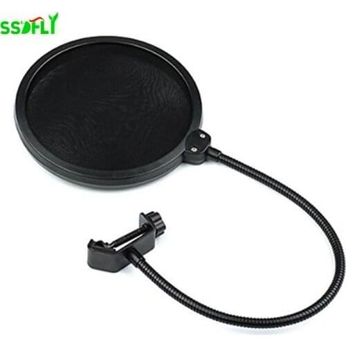 Double Layer Studio Microphone Mic Wind Screen Pop Filter/ Swivel Mount / Mask Shied For Speaking Recording Studio New Fashion