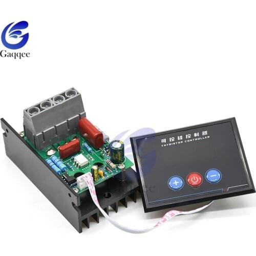 AC 220V 10KW 10000W SCR Digital Control Electronic Voltage Regulator Speed Control Dimmer Thermostat Thyristor Controller