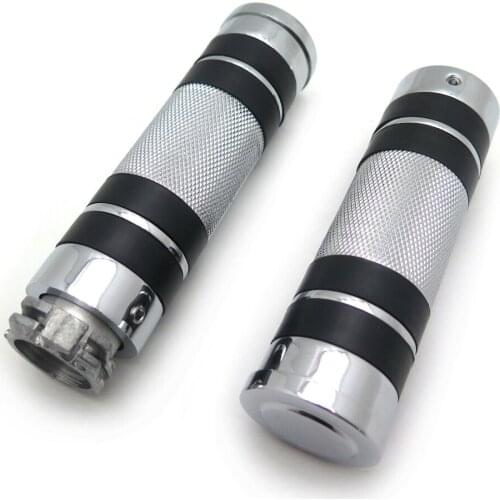 Aftermarket free shipping motorcycle parts Motorcycle 7/8'' HAND GRIPS Fit for Kawasaki VN Vulcan Classic Drifter 800 CHROM