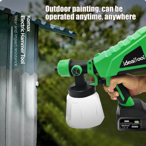 600W 18V 1000ML Electric Spray Gun Large Power Paint Sprayer For Gardening For Painting Electric Hand Tool Power Tool Sprayer