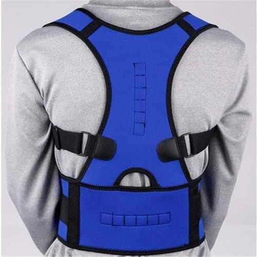 Men Women Magnetic Posture Corrector Brace Adjustable Back Support Posture Corrector Shoulder Belt body correct M-XXL