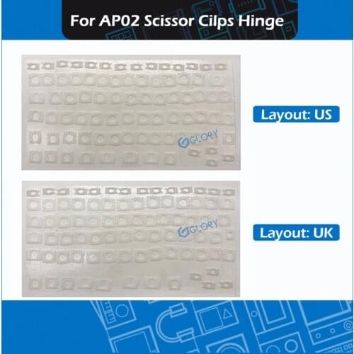 New White AP02 Scissor Clips Hinge Set for Macbook Pro 17" 15" 13" A1297 A1286 A1278 Keyboard Repair 2009 - 2012
