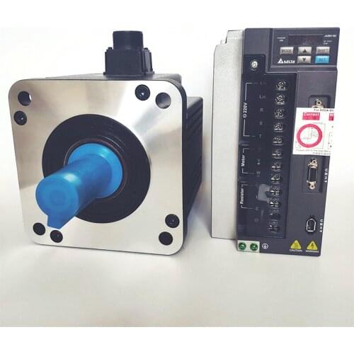 New Delta 2KW 3PH 220V 3000rpm AC servo motor drive kit 2000W 6.37NM 100MM ECMA-C21020RS+ASD-B2-2023-B & 3m Cable