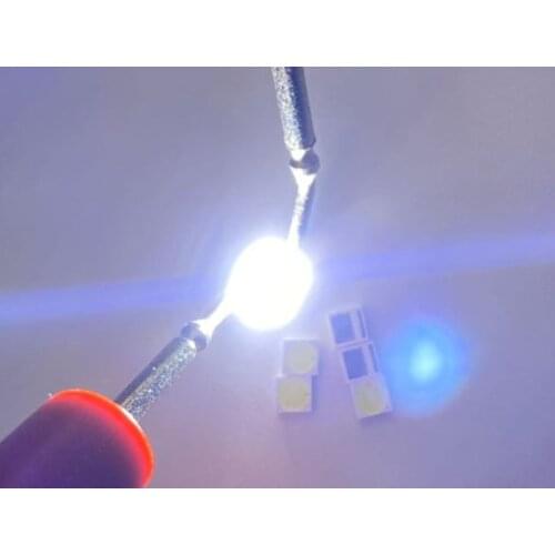 Original FOR AOT LED 3030 lamp beads 1.6W 110-120LM LCD TV Backlight Lamp beads 3V SMD cool white EMC For CREE 3030 3V 2W 500PCS