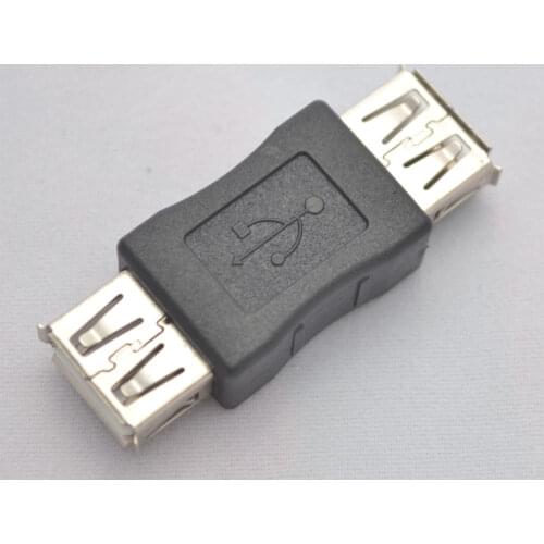 USB 2.0 Plug A Female to Female Coupler Cord Adapter for Extension Cable Port