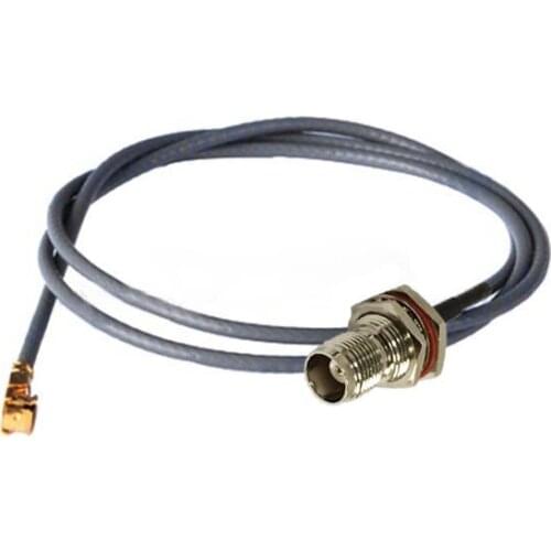 TNC female bulkhead switch ufl/ipx RF cable assembly 15cm For PCI Wifi Card Wireless Router Fast Shipping