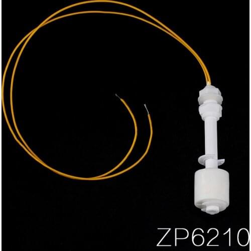 Free Shipping ZP6210 5Pcs M10*62mm 100V 220V Float Switch Mini Type Poly Propy Water Level Liquid Sensor Normal Close NC