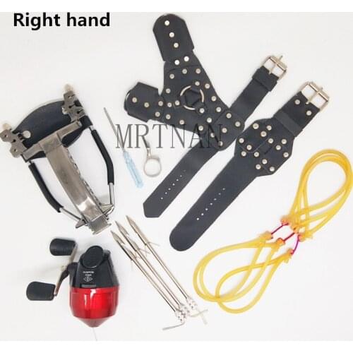 Adults Launcher Fishing Hunting Sling Shot With Arrows Professional Hunting Slingshot Rifle Crossbow Powerful Fish Shooting