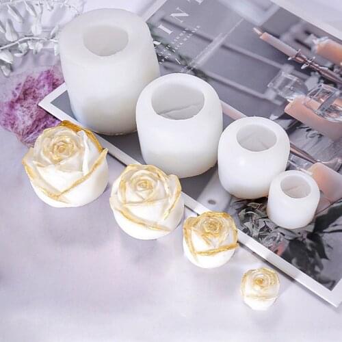3D Flower Shape Silicon Mold DIY Epoxy Resin Rose Flower Craft Jewelry Making