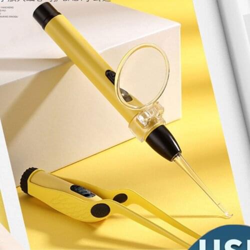 TT Luminous Earpick with Light Ear Pick Artifact Ears Ear Cleaning Tool Set Visual Children Cleaner