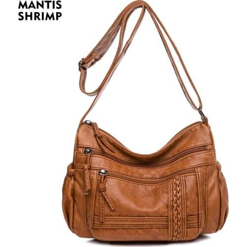 Fashion Shoulder Bags for Women Designer Small Bags Vintage Crossbody Bags Luxury Messenger Bags Female Hobos Pu Leather Bag