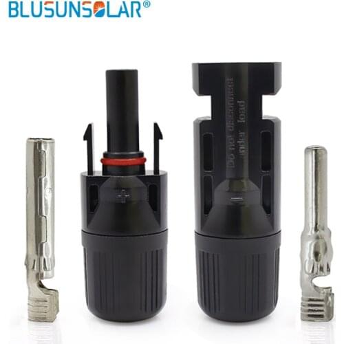 High Quality 500 Pack Male Female Solar Panel Cable Connector TF0183