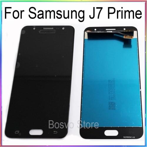 For Samsung j7 prime lcd display screen with touch digitizer assembly replacement repair parts G610 G610F G610M