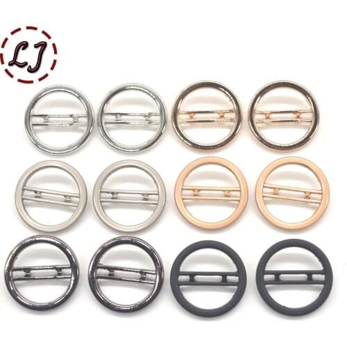 10pcs/lot new high quality round simplicity style metal sewing button garment accessories women overcoat decorative button DIY