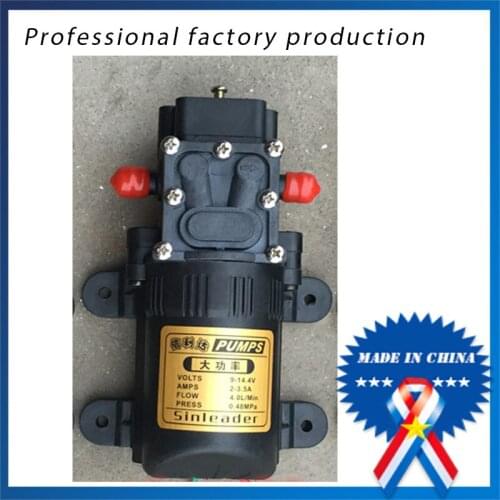 12V DC 4.0L/min Big Power Long Distance Automatic Water Transportation Diaphragm Pump