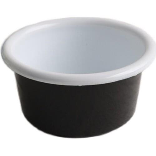 British Enamel Dessert Bowl Pudding Bowl Seasoning Dish Saucer Dish Soy Sauce Seasoning Bowl