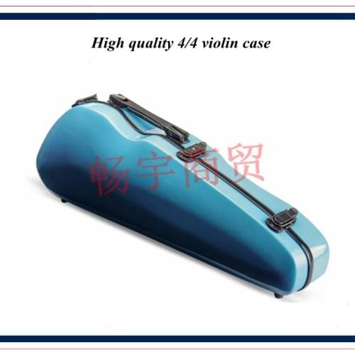 High quality Professional violin case 4/4 FRP carbon fiber blue Fashion style violin parts violin accessories 023