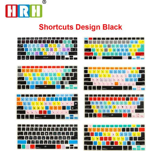 HRH Slim Ableton Live Logic Pro X Avid Pro Tools Shortcut Keyboard Cover Skin For Macbook Pro Air Retina 13 15 17 Before 2016