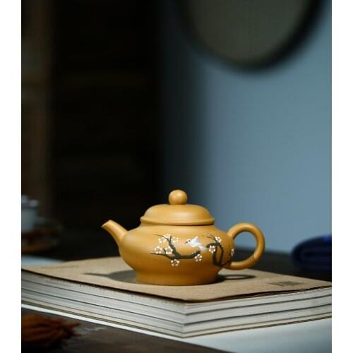 Ai Pan Hu China Kettle Ceramic Teapot For Tea Puer Oolong Tea Set Handmade