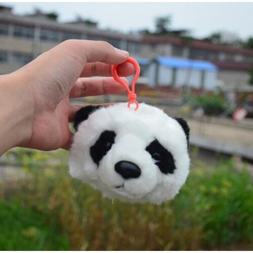 Lovely new 12cm plush Favorite doll panda stuffed soft Pendant bag decoration festival christmas gift for friend