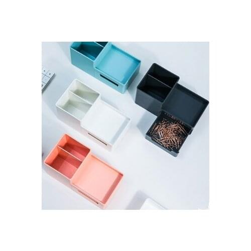 Multi-functional pen container Desk Organizer ABS Pen Holder Stationery Container Box Office School Supplies