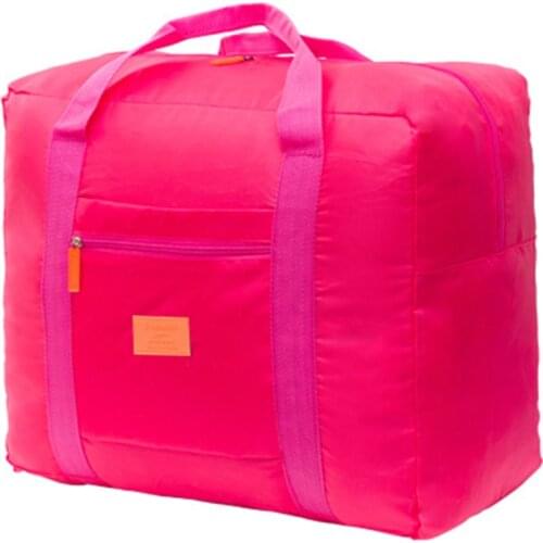 Fashion Waterproof Foldable Travel Luggage Clothes Large Capacity Storage Duffel Bag Women Handbags