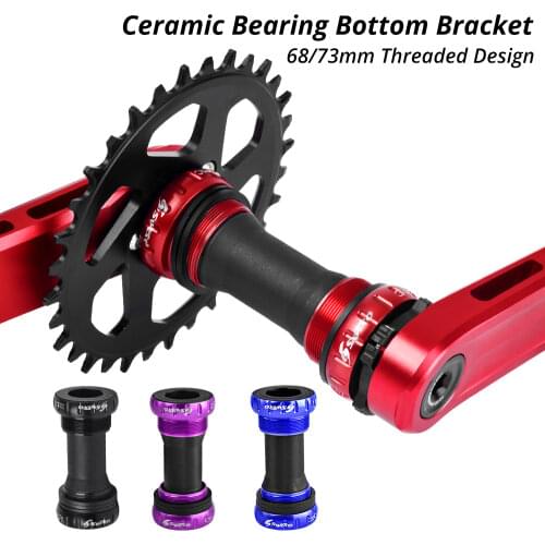 SWTXO BB91 BB92 Bottom Bracket Ceramic Bearing Sealed Bearing Thread/Press-in for Shimano SRAM 24-22mm MTB Road Bike Cranksets
