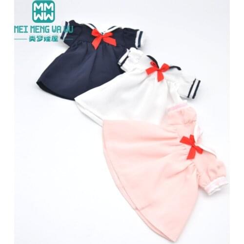 1pcs Blyth Doll Clothes Fashion sailor suit, JK dress for Azone OB23 OB24 1/6 doll accessories Girl gift