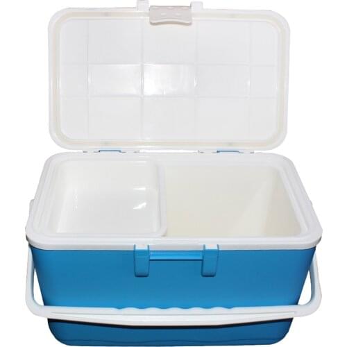 8L Coolbox Cooler Box Travel Camping Beach Picnic Ice Food Insulated Blue