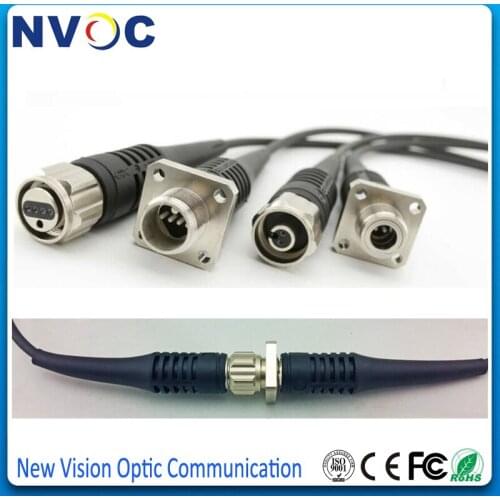 ODC Male to ODC Male Fiber Optical Patch cord,500M,SM,4C,G657A1,5.0mm,TPU Armored Cable,ODC Round Type to ODC Round Fiber Jumper