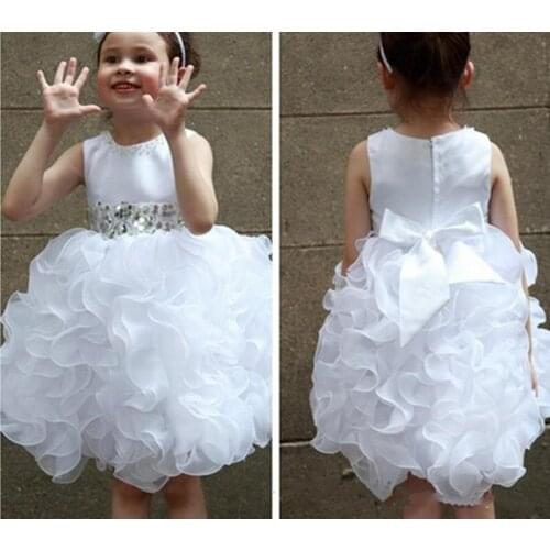 Girls Dress Little Princess Children Party clothing Wedding Gown Kids Dresses for Girl Birthday Wear