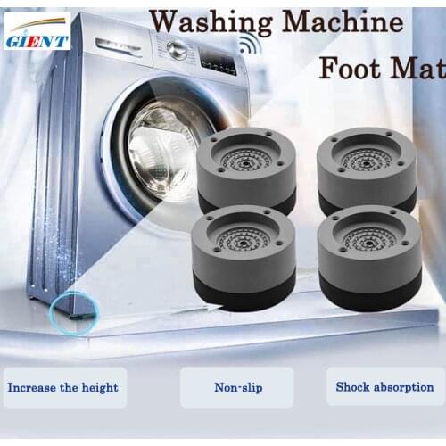 Foot Pads Washing Machine Anti Vibration Washer Feet Pad Anti Slip Rubber Foot Pad for Washing Machines and Dryers 4 PCS