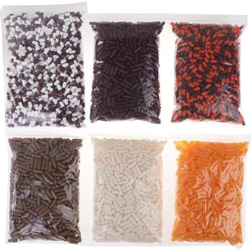 10/100/100pcs/bag Empty Hard Gelatin Capsule MedicineCapsule Red And White Empty Pill Box Empty Separated Capsules