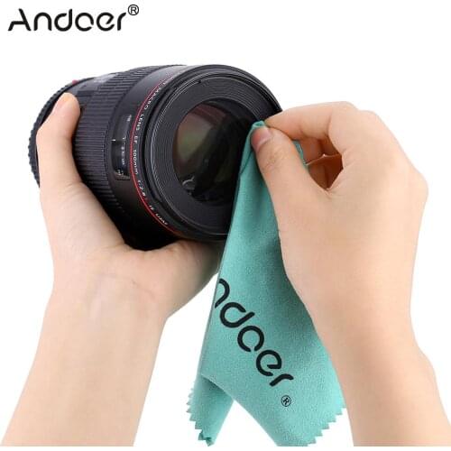 Andoer Cleaning Cloth Screen Glass Lens Cleaner 3 PCS for Canon Nikon DSLR Camera Camcoder iPhone iPad Tablet Computer