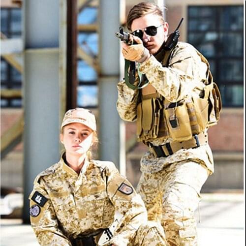 MULTICAM Uniform ACU Camouflage Clothing Suits For Hunting Paintball Military Army Training Jacket + Pants