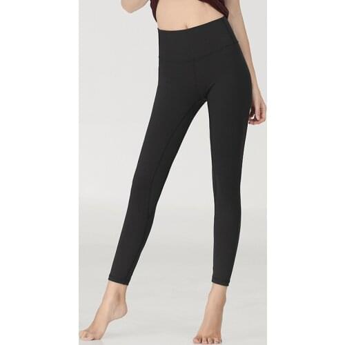 Yoga Pants Women Thin Tight High Waist Hip Lifting Breathable Fitness Pants Summer Naked Capris Seamless Leggings