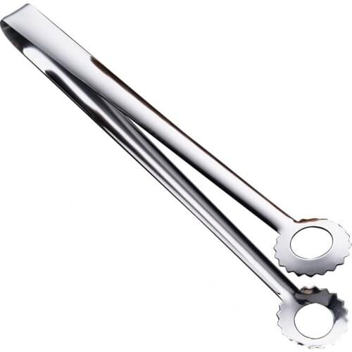 304 Stainless Steel Barbecue Clamp Kitchen Food Tong Portable BBQ Tweezer Serving Buffet Clip Cooking French Fries Kitchen Tool