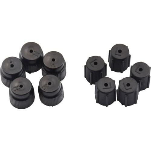 10pcs Car A/C 5*16mm 5*13mm R134a Waterproof Cap Auto Air Condition System High And Low Pressure Pipe Connector Apposite