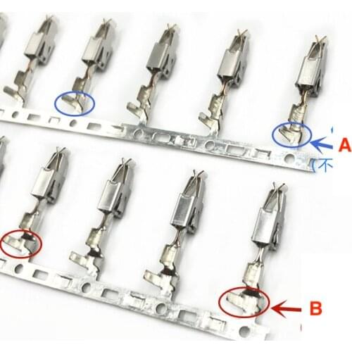 10pcs Large two lobe terminal for Volkswagen Audi pin TE original 3.5 terminal for 0.35-2.5 square wire terminal