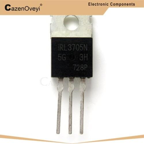 10pcs/lot IRL3705NPBF TO-220 IRL3705N TO220 IRL3705 new MOS FET transistor In Stock