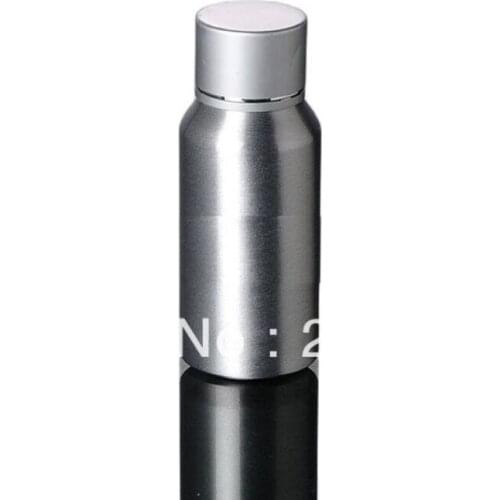 100pcs 50ml Aluminium bottle with silver lid or lotion bottle