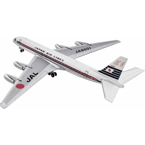 15907 Diecast 1/400 Plane Model Toys JAL DC-8-32/JA8001 Civil aircraft Die Cast Passenger Airplane Models Toys Collection Gift