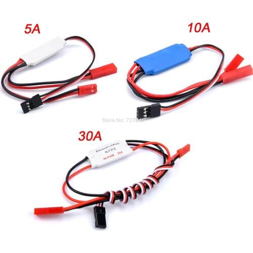 5PCS 10PCS 5A / 10A / 30A RC TX Controlled Relay Electronic Switch PWM Receiver LED Control Spray RC Switch Interruptor